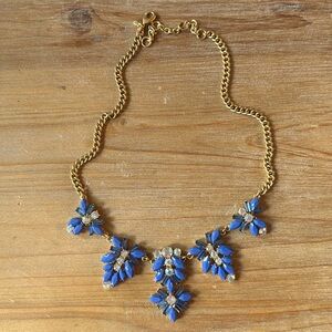 J. Crew royal blue necklace